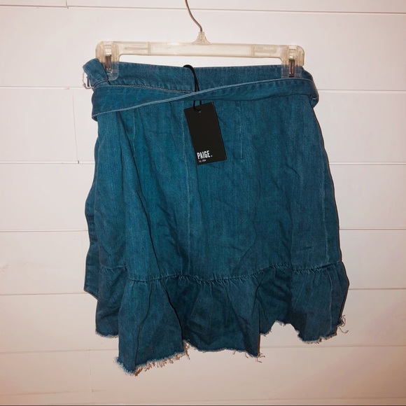 NWT Paige Nivelle ruffle wrap skirt in mantra - Picture 5 of 12